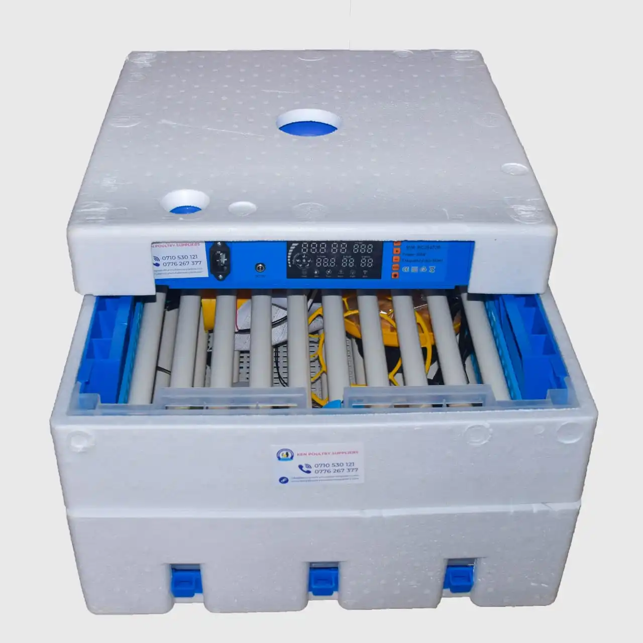 128 Eggs Digital Automatic Solar/Electric Incubator
