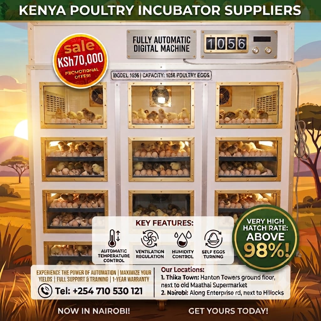 1056 Eggs Digital Automatic Incubator